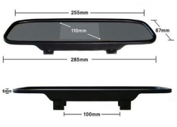 Огледало с вграден 4.3'' монитор за камера за заден ход
