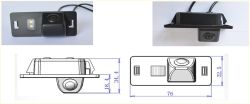RS-927 Камера за заден ход за Audi A4L, A5, Q5, TT