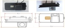 RS-967 Камера за заден ход за VW Touareg, Tiguan, Passat